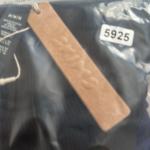 SKIMS Soft Lounge Dress Long Sleeve Square Neck Bodycon Maxi Onyx Black NWT M - Picture 9 of 9